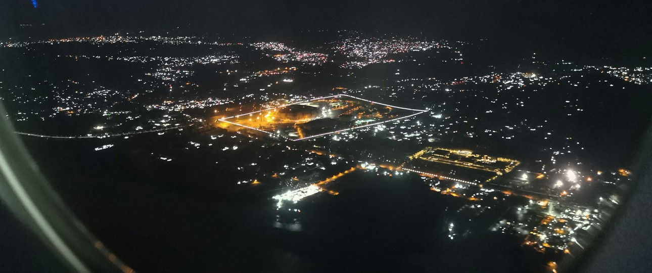 Brazzaville: Der Blick auf das Ziel.