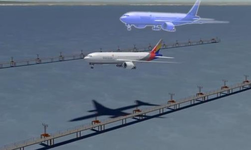 Animation des Unfalls: Unfall- und Geisterflieger.