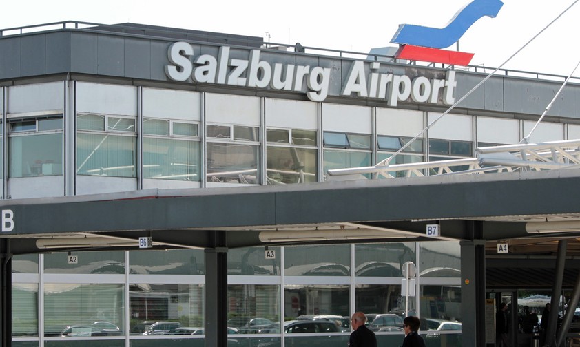 So kommt der Flughafen Salzburg daher.