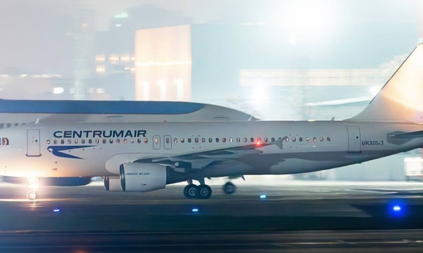 Airbus A320 von Centrum Air: Die Airline will mit kurzem Umsteigezeiten auf dem Weg zwischen Asien und Europa punkten.