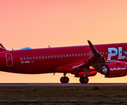 Flieger von Play: Ab Juni in Düsseldorf zu sehen.