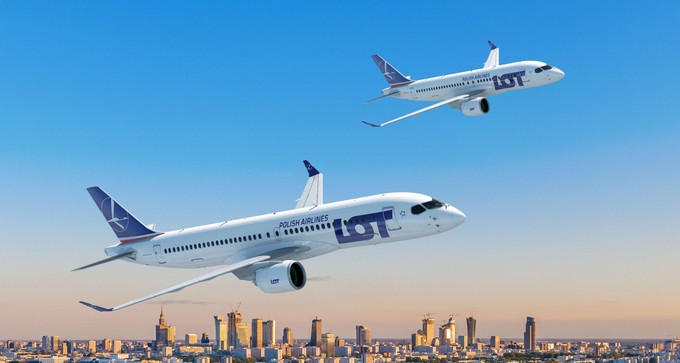 Montag, 16. Juni: Lot Polish Airlines hat bei Airbus eine Festbestellung über 20 A220-100 und 20 A220-300 aufgegeben – erstmals setzt Polens nationale Fluggesellschaft damit auf Flugzeuge von Airbus im Rahmen ihrer Flottenmodernisierung. Die Vereinbarung sieht eine mögliche Aufstockung auf insgesamt bis zu 84 A220 vor.