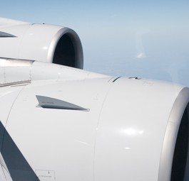 Blick aus einem Airbus A380 von Lufthansa: Ab Sommer 2023 wieder möglich.