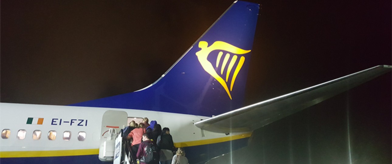 Boarding bei Ryanair: Künftig mit weniger Handgepäck.