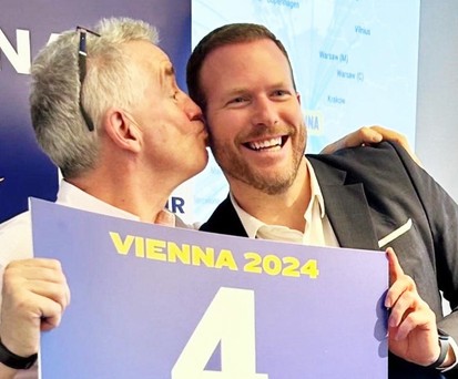 Ryanair-Group-Chef Michael O'Leary und Lauda-Chef Andreas Gruber: «......»