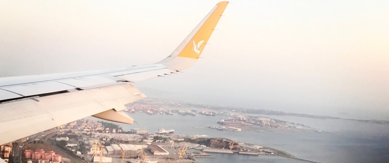 Flieger von Pegasus Airlines bei der Landung: Wachstum in der EU.