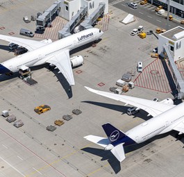 Lufthansa-Flugzeuge in München: Der Flughafen fühlt sich angegriffen.