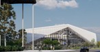 So wird das neue Gebäude am Flughafen Frankfurt aussehen, das neben Museum auch Büro-, Konferenz- und Besucherzentrum sein wird.