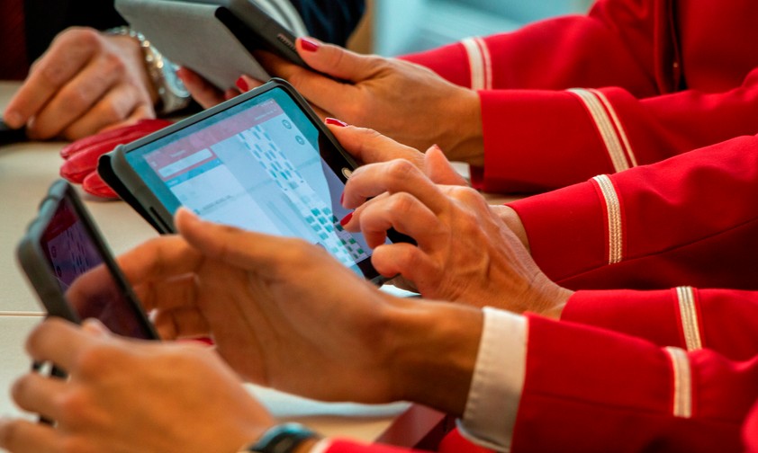 Flugbegleitende von Austrian Airlines: Dicke Luft.