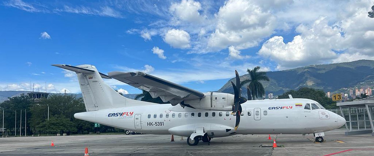 ATR 42 von Easyfly: Künftig als Clic unterwegs.