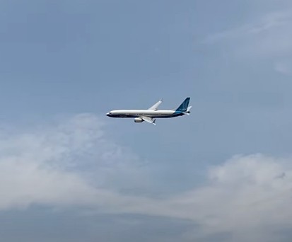 Boeing 737 Max 10: Hier im Flugprogramm der Farnborough Airshow 2022.