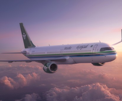 Saudia kleidet die Flugzeuge neu. Grün ist die neue Hauptfarbe.