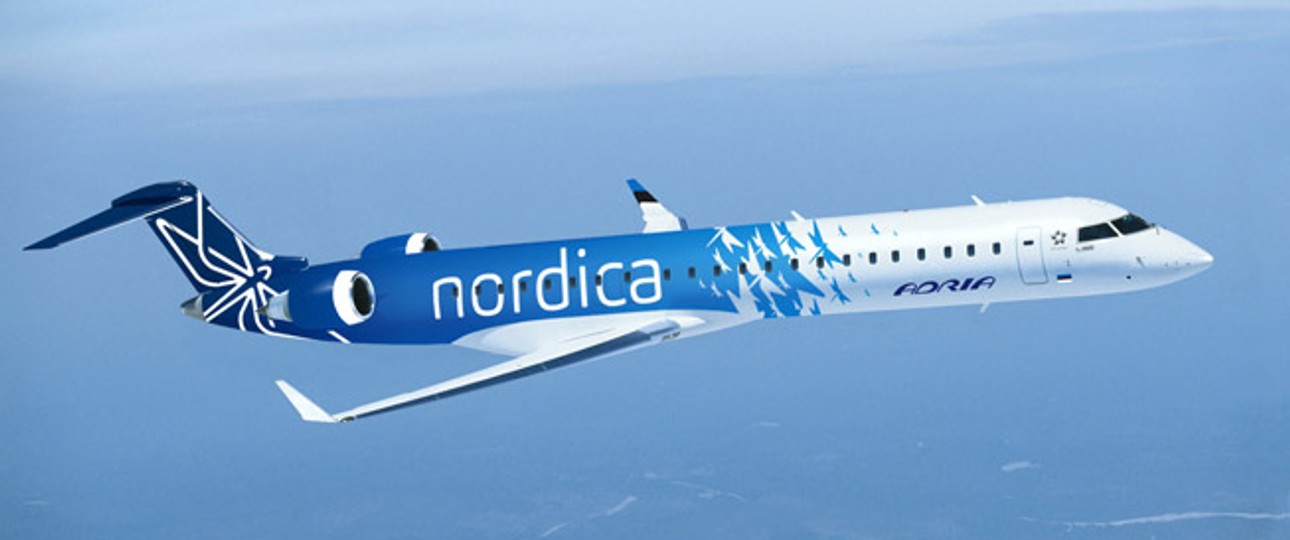 Flugzeuge im Nordica-Design: Libelle als Merkmal.