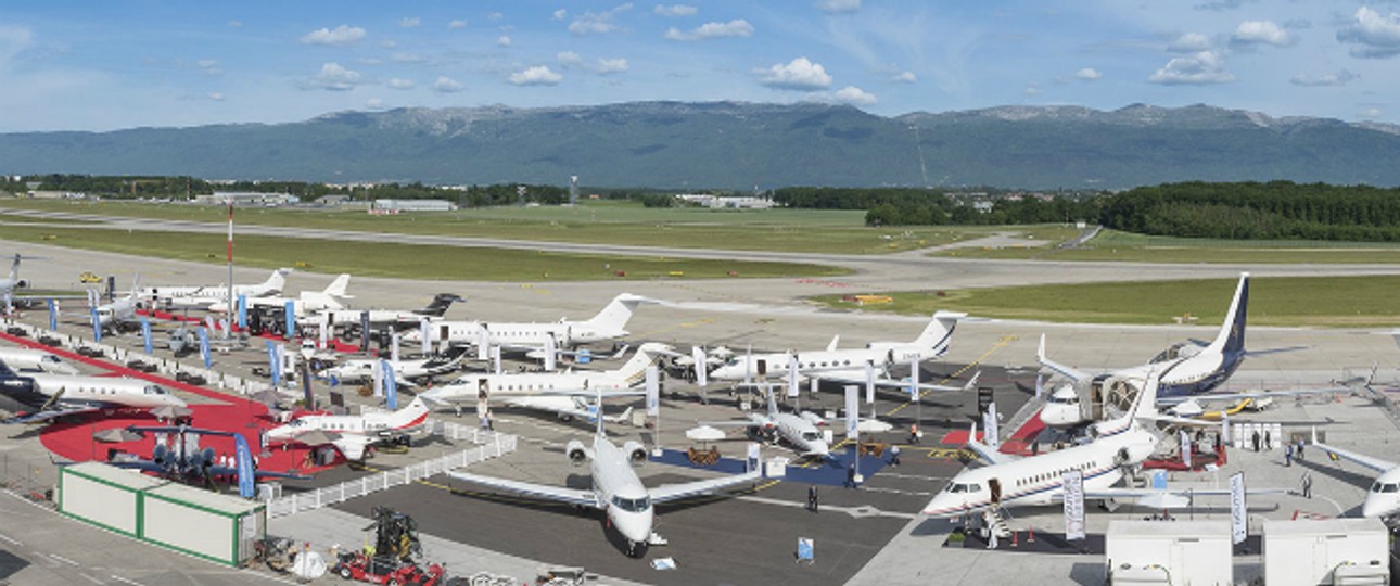 «Static display» an der Ebace 2017: In jedem Jahr das Highlight der Messe.