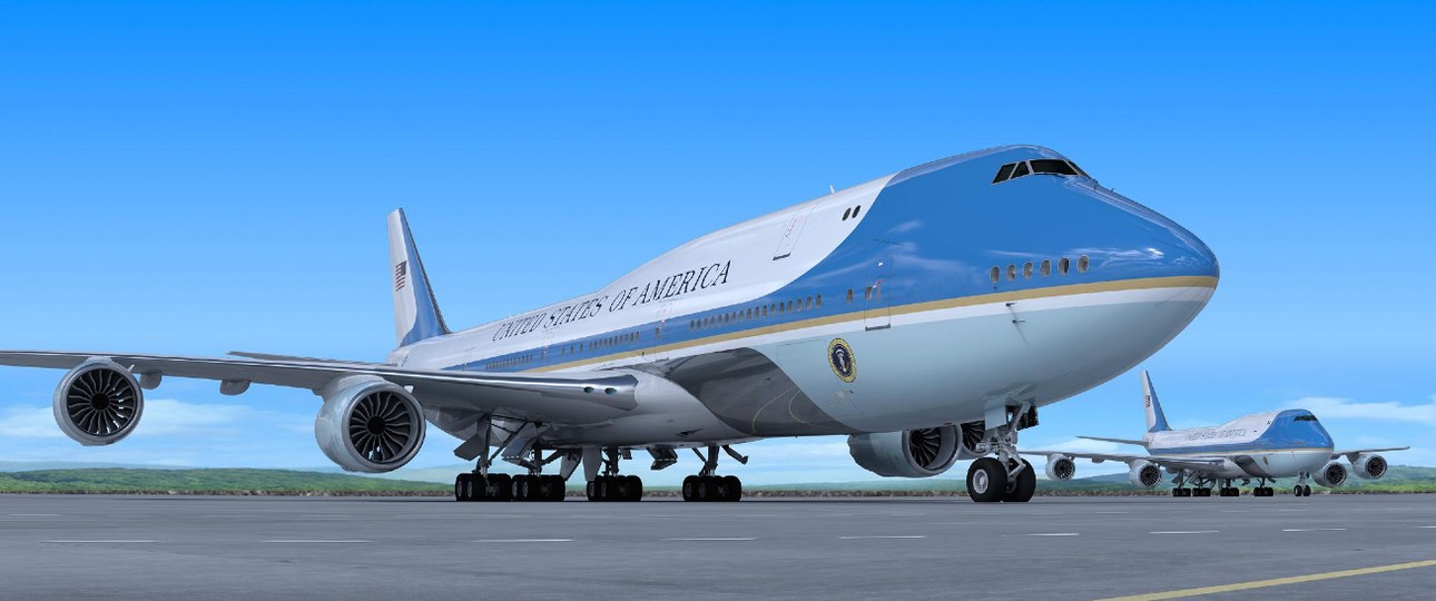 Visualisierung aus dem Jahr 2018: Air Force One bereitet Boeing Kopfzerbrechen.