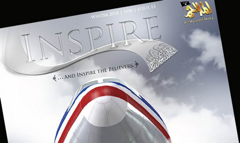 Cover des Inspire-Magazins: Hetze gegen westliche Airlines.