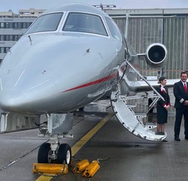 Flug von Vistajet ab Hamburg: Das Unternehmen bekommt Ende März eine Millionen-Investition.
