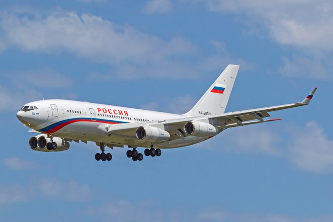 Eine Ilyushin Il-96 Russlands. Die Staatsflotte wird von Rossiya Airlines betrieben.