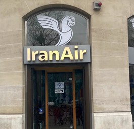 Ticket-Büro von Iran Air in Paris: Bekommt Probleme.