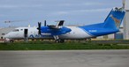 Eine Dash 8-Q-300 von Air Tanzania: Eine solche Maschine wartet auf Malta seit drei Jahren auf Ersatzteile.
