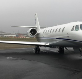 Businessjet am General Aviation Terminal in Düsseldorf: Neue Priorisierung.