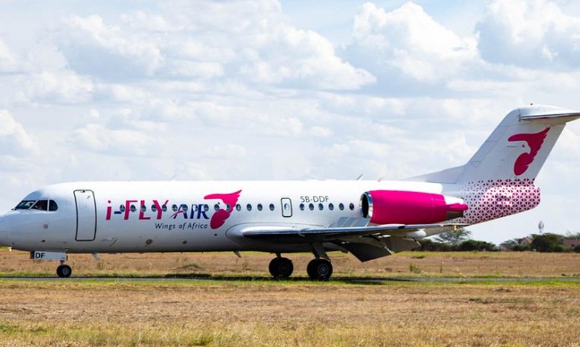 Fokker 70 von i-Fly Air: Schon die dritte Betreiberin in Kenia.