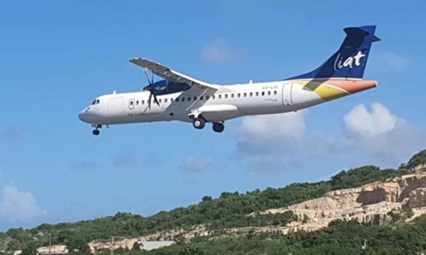 Eine ATR von Liat: Die Fluggesellschaft soll ab April wieder fliegen.
