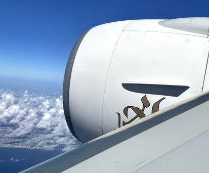 Boeing 777-300 ER von Emirates beim Anflug auf Miami: AM Sonntag wurde es brenzlig.