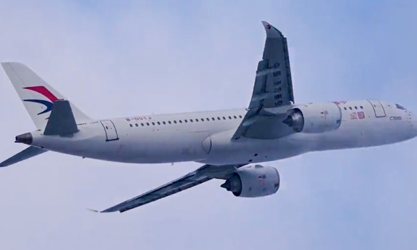 Comac C919: Noch ohne Passagiere unterwegs.