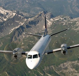 Saab 2000 von Darwin Airline: Neu auch in Großbritannien.