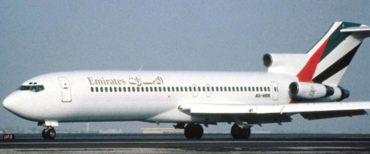 Emirates flog einmal Boeing 727...