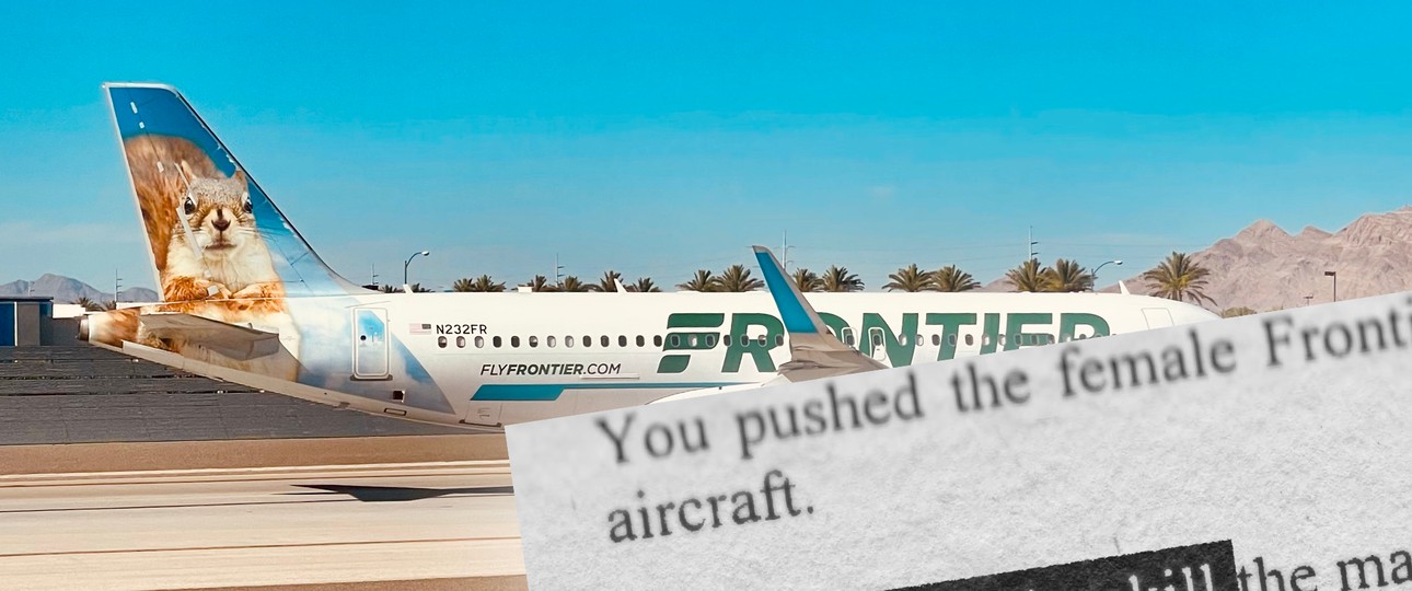 Flugzeug von Frontier, Strafbefehl: Rückgang der schlimmen Fälle von Fehlverhalten an Bord.
