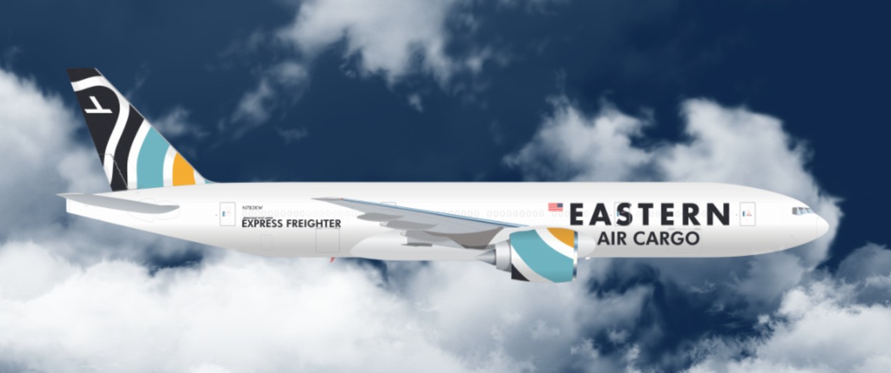 Boeing-777-Umbaufrachter von Eastern Airlines: So soll er aussehen.