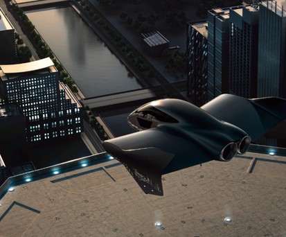 Boeings und Porsches Fluggerät für die Stadt: So könnte es aussehen.