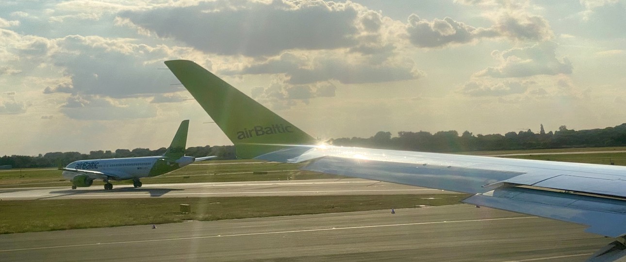 Airbus A220-300 von Air Baltic: Die Lufthansa-Gruppe braucht sie besonders im Sommer.