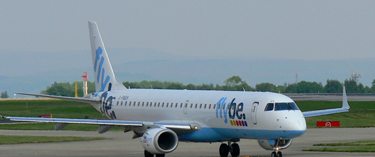 So kamen die Flugzeuge von Flybe früher daher.