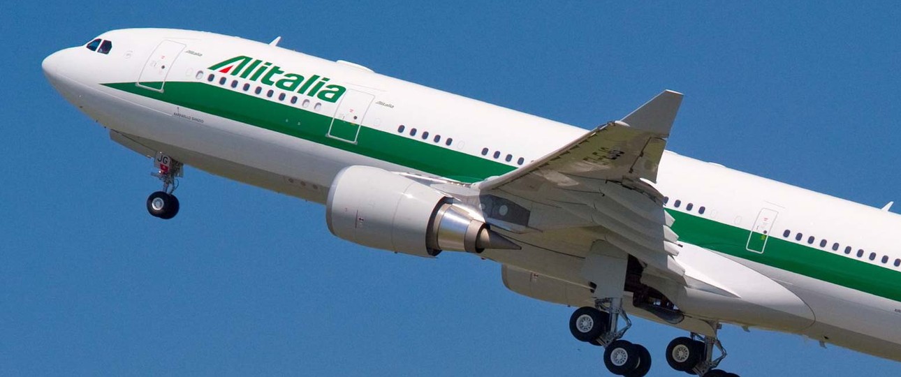 Jet von Alitalia: Die Airline bekam mehrmals Hilfe vom Staat.