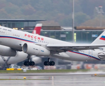 Die Tupolev Tu-204 mit dem Kennzeichen RA-64058 (hier zu sehen im Jahr 2016 in Zürich): Hob auch am Donnerstagmorgen in Moskau ab.