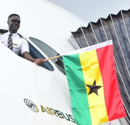 Airbus A380 von Emirates in Ghana: Das westafrikanische Land besitzt keine eigene Fluglinie.