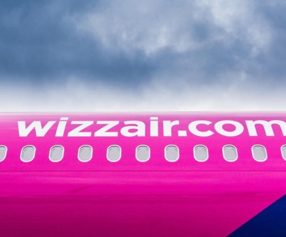 Wizz-Air-Flieger: Seltener in Wien zu sehen.