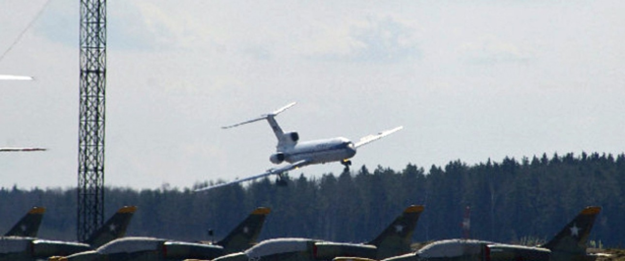 Die Tu-154B-2 in Schwierigkeiten: Seit mehr als sechs Jahren nicht mehr geflogen.