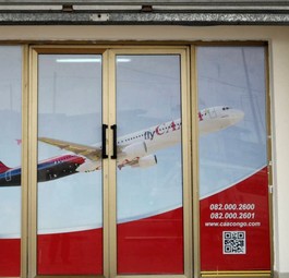 Büro von Compagnie Africaine d'Aviation: Mit Trick nach Brüssel?