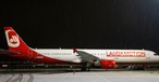 Der Airbus A321 vor seiner Abreise nach Asien: Umbau in Singapur.