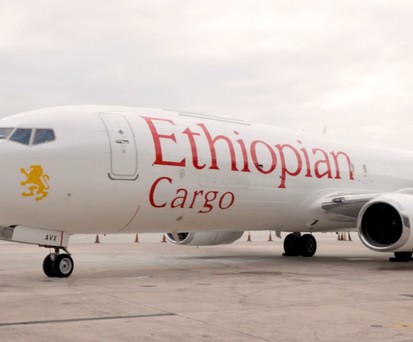 Boeing 737-800 F von Ethiopian Cargo: Das Flugzeug musste zurück, weil eine Person nicht nach Israel fliegen darf.