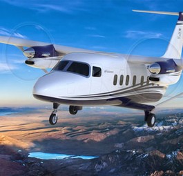 Die Cessna Sky Courier 408 kann bis zu 370 Kilometer pro Stunde schnell fliegen und weist eine maximale Reichweite von 1667 Kilometer auf. Angetrieben wird sie von Wellentriebwerken vom Typ Pratt &amp; Whitney Canada PT-6.