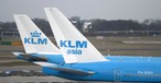 Boeing 777 von KLM: Einmal mit und ein Mal ohne Krone: Das ändert sich jetzt.
