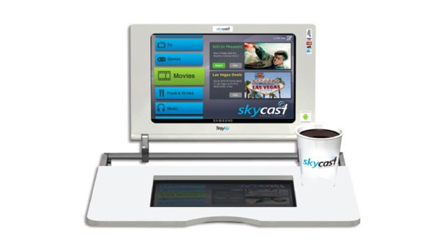 Trayvu von Skycast Solutions. Tisch und Entertainment in einem.