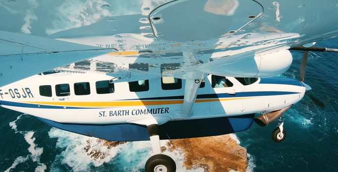 Rund 31 Kilometer weit fliegt St. Barth Commuter von St. Barthelemy nach Saint Martin.