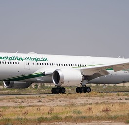 Der erste Dreamliner von Iraqi Airways: Hat aktuell ein Problem.
