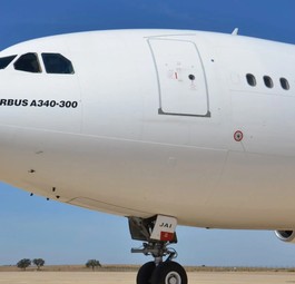 Airbus A340-300 von Hi Fly: Machte bei Staatsbesuch Probleme.